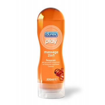 DUREX PLAY MASSAGE 2 in1 GUARANA GEL 200ML Προφυλακτικα-Λιπαντικα DUREX PLAY MASSAGE 2 in1 GUARANA GEL 200ML Προφυλακτικα-Λιπαντικα